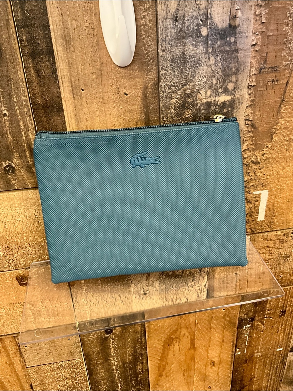Lacoste x Turkish Airlines Blue Travel Pouch